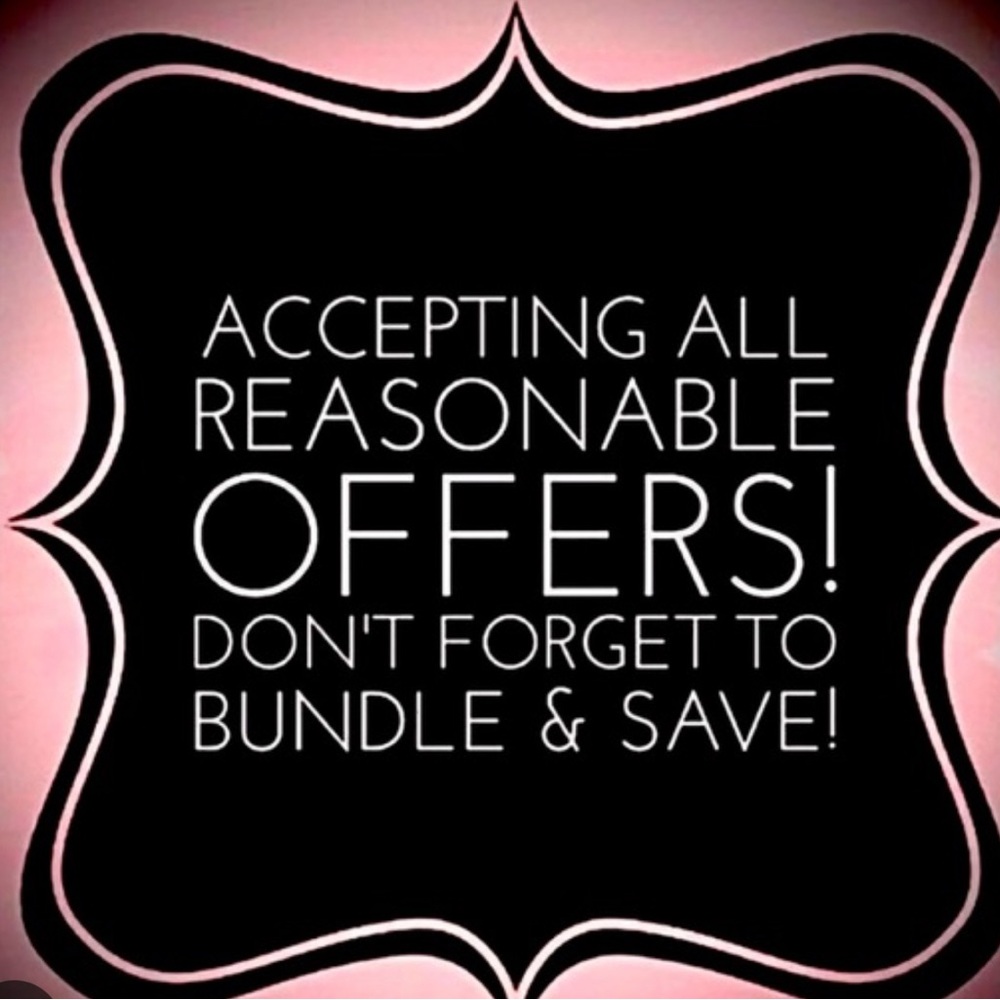Pink and Black Offer Sign